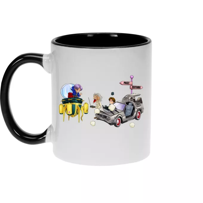 Tazze Mug Paoridia Dragon Ball Z - DBZ Trunks, Doc Brown e Marty MacFly