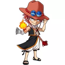 Body bébé Ace « L'Ultime Dieu du Feu !! » – Parodie One Piece