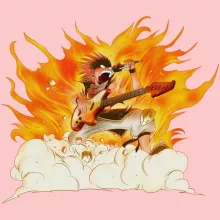 Natsu Baby Strampler (Mädchen) – Parodie auf Fairy Tail