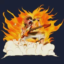 Natsu Kapshirt – Fairy Tail parodie