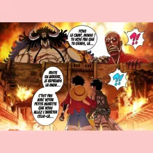 Body bébé (Filles) Luffy Vs Kaido « Un Combat titanesque... » – Parodie One Piece