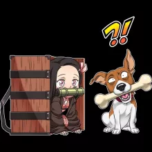 Nezuko Kamado Linne för kvinnor – Parodi Kimetsu no yaiba