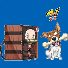 Nezuko Kamado Ryggsäck för barn – Parodi Kimetsu no yaiba