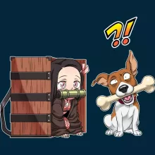 Bonnet Nezuko Kamado « Un drôle de nonos... » – Parodie Demon Slayer