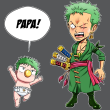 Casquette Zorro Roronoa « Un fiston démoniaque !! » – Parodie One Piece