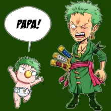 Casquette Zorro Roronoa « Un fiston démoniaque !! » – Parodie One Piece