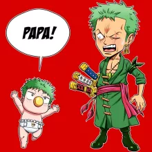 Casquette Zorro Roronoa « Un fiston démoniaque !! » – Parodie One Piece