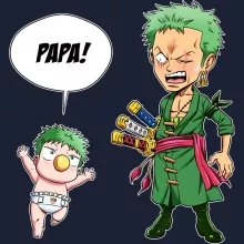 Sweat-Shirt à capuche Zorro Roronoa « Un fiston démoniaque !! » – Parodie One Piece