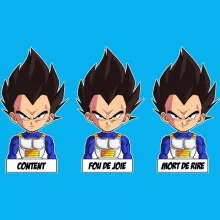 T-shirt bébé Végéta « Un jeu d'acteur de niveau princier » – Parodie Dragon Ball Z