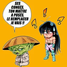 Casquette Enfant Shiryu « Un maître en congés... » – Parodie Star Wars