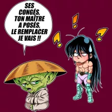 Casquette Shiryu « Un maître en congés... » – Parodie Star Wars