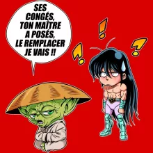 Casquette Shiryu « Un maître en congés... » – Parodie Star Wars