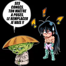 Débardeur Femme Shiryu « Un maître en congés... » – Parodie Star Wars