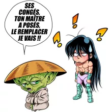 Mug Shiryu « Un maître en congés... » – Parodie Star Wars
