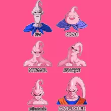 Débardeur Enfant Fille Boubou « Un sacré caractères... » – Parodie Dragon Ball Z