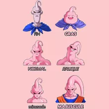 T-shirt Femme Boubou « Un sacré caractères... » – Parodie Dragon Ball Z