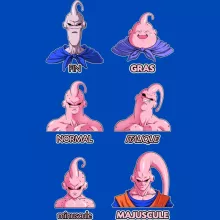 T-shirt Boubou « Un sacré caractères... » – Parodie Dragon Ball Z