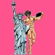 Débardeur Enfant Fille Eren Jäger « Un selfie titanesque ^^ » – Parodie L'attaque des Titans