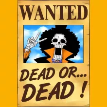 Gorra Niño e Niña Brook Wanted – Parodia de One Piece