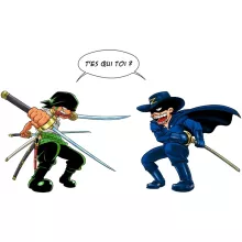 Mug Zoro Roronoa « D'un Z qui veut dire... (Version qui dégénère » – Parodie One Piece