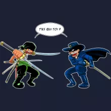 Sweat-Shirt à capuche Zoro Roronoa « D'un Z qui veut dire... (Version qui dégénère » – Parodie One Piece