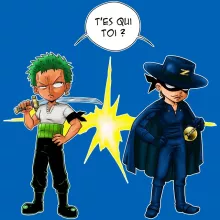 Sac à dos Enfant Zorro Roronoa « D'un Z qui veut dire... » – Parodie One Piece