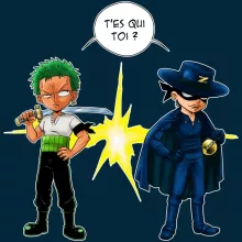 Bonnet Zorro Roronoa « D'un Z qui veut dire... » – Parodie One Piece