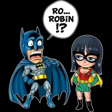 Batman Herren Tank Top “Batman und Robin” – Parodie auf One Piece
