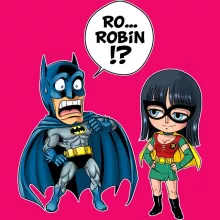 Batman totebag “Batman und Robin” – Parodie auf One Piece