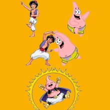 Cappello Bambino e Bambina Majin Bu “Majin Bu, Patrick Stella e Aladdin” – Parodia dei Dragon Ball Super