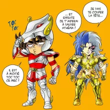 Casquette Enfant Seiya « Une histoire de dingue... » – Parodie Saint Seiya