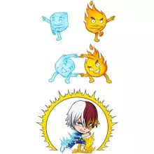 Shoto Todoroki Tasse – Parodie auf My Hero Academia