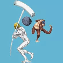 Zeke Yeager Baby Bodysuit “A titanic game of baseball” – Attack on Titan parody