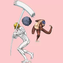 Body de bebé (Chica) Zeke Jaeger “Un juego titánico de béisbol” – Parodia de Shingeki no Kyojin