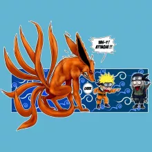 Body bébé « Vas-y attaque ! » – Parodie Naruto