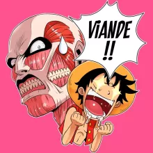 Camisola de alças crianças raparigas – One Piece de parodia