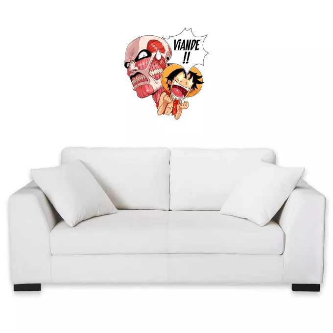 Autocolantes de parede Paródia One Piece