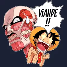 Camisola com capuz – One Piece de parodia