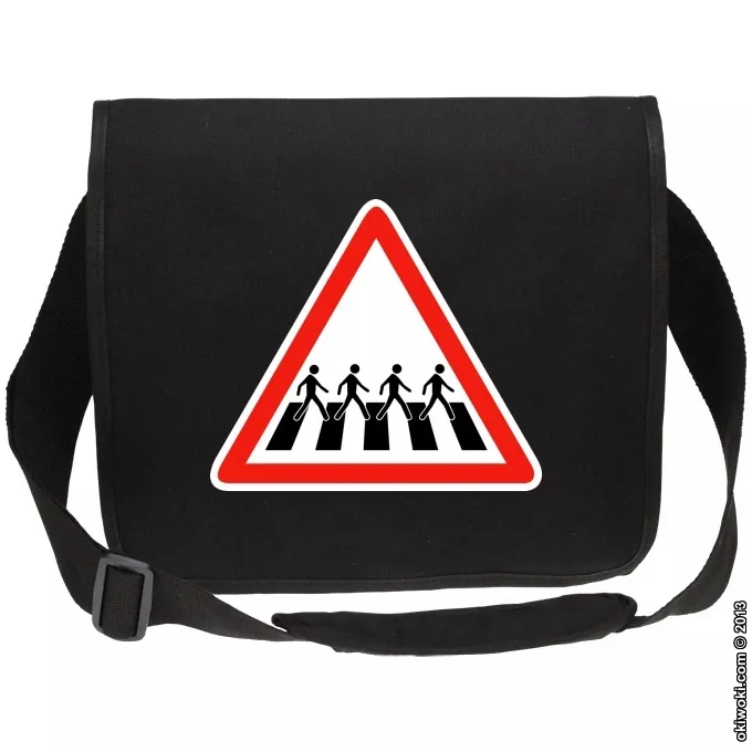 Sacs étudiant canvas Parodie Parodies Musique Signalisation passage piéton de l'Abbey Road - Musique - Parodie Beattles